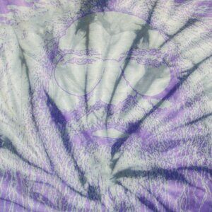 JERRY GARCIA Tshirt, M Purple tie dye, short sleeves